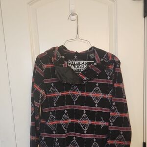 Powder River Outfitters Black and Red Women's Sweater
